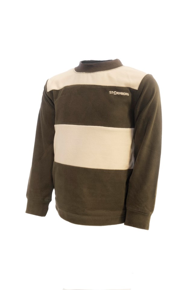 Labbe resirkulert fleecegenser barn 1-7 Sandshell / Tarmac - 1