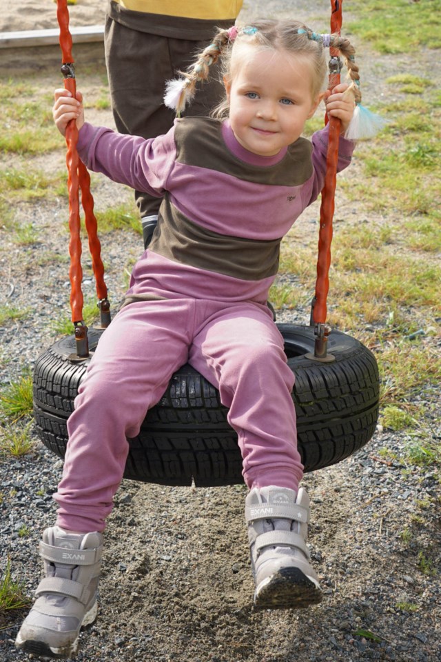 Labbe resirkulert fleecebukse barn 1-7 Pink Barn - 1