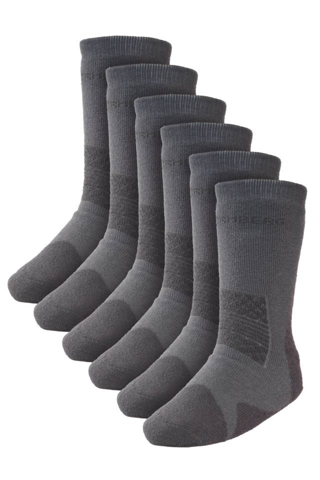 Breke ullsokk antiskli 3-pack Skyrocket / Castlerock - 1