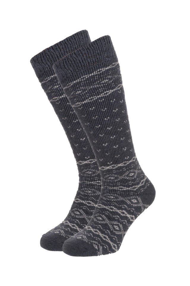Raggenes lang ullsokk Grey Unisex - 1