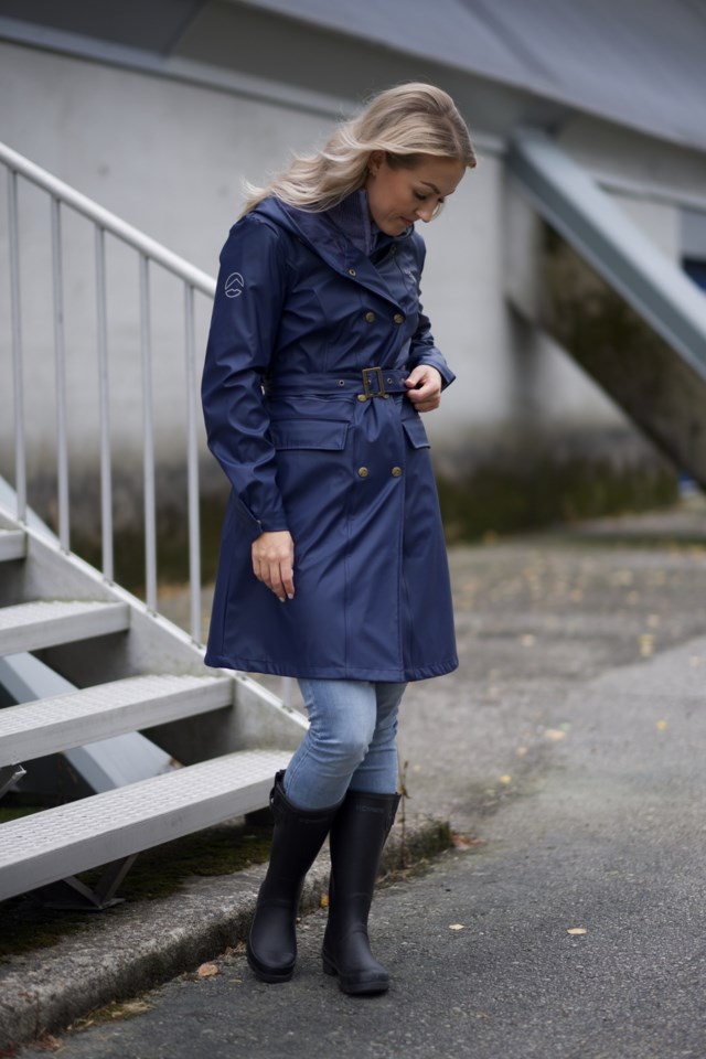 Vannhei resirkulert regnkåpe Dress Blues - 1