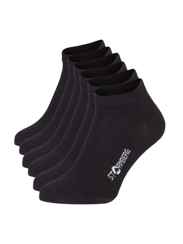 Hyen bambus ankelsokk 3-pack Black Unisex - 1