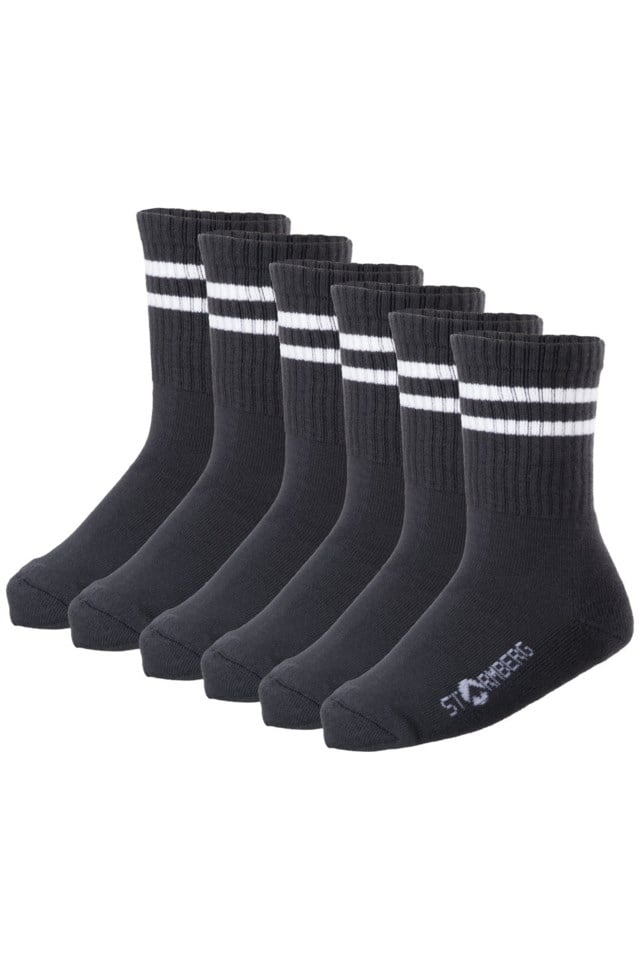 Hyen bambus sokk 3-pack barn 1-7 Grey Barn - 1