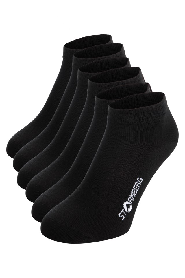 Sira bambus ankelsokk 3-pack Jet Black - 1