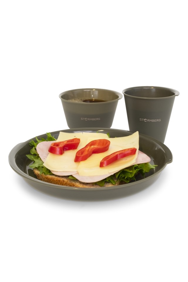 Jerta spisesett, 3 deler Green Utstyr - 1