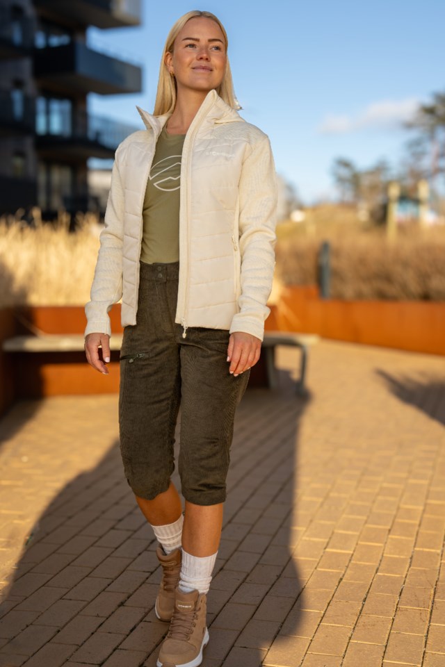 Stave resirkulert hybridjakke Beige Dame - 1