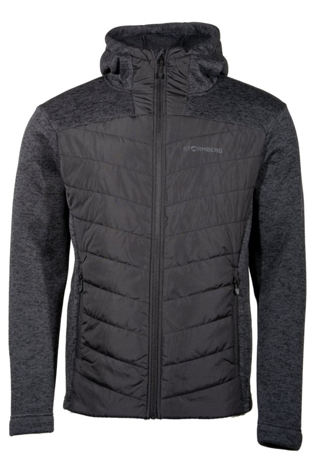 Stave resirkulert hybridjakke Black Herre - 1