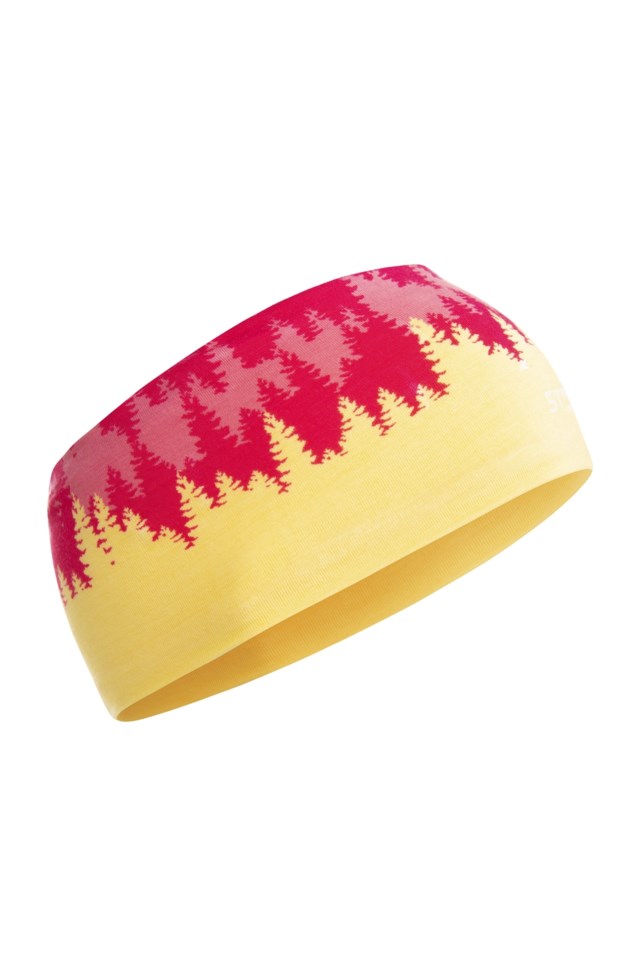 Lundal bambus pannebånd Pink|Yellow Unisex - 1