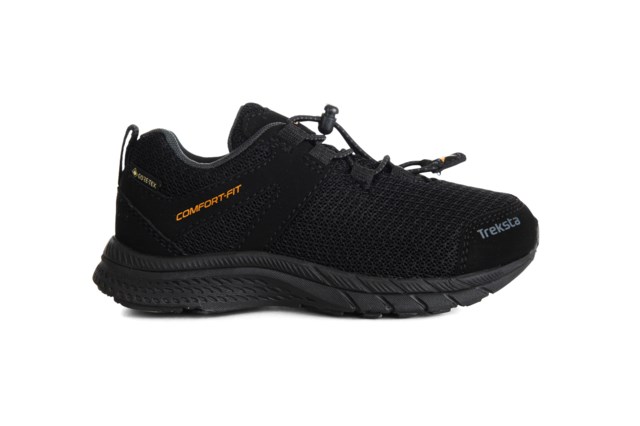 Treksta Clip GoreTex sneaker barn Black/ Orange - 1
