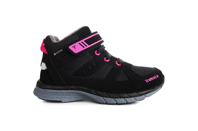 Treksta Trial Mid GoreTex barn Black/ Magenta - 1