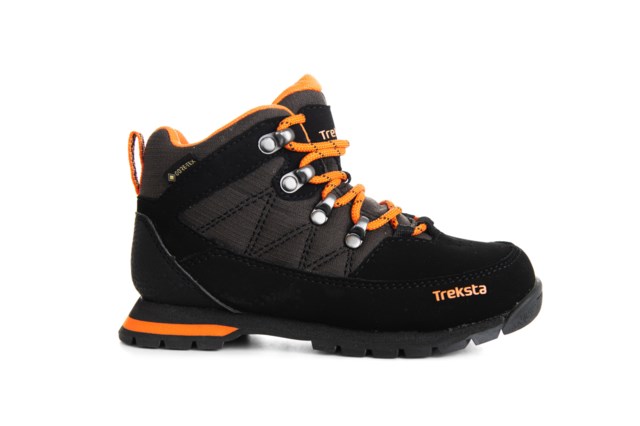 Treksta Trysil High GoreTex fjellsko - barn Black/ Orange - 1