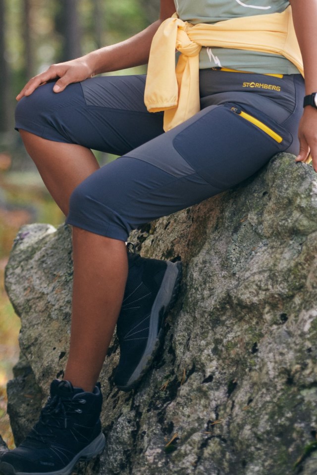 Liabekk capri Black|Grey|Yellow Dame - 1