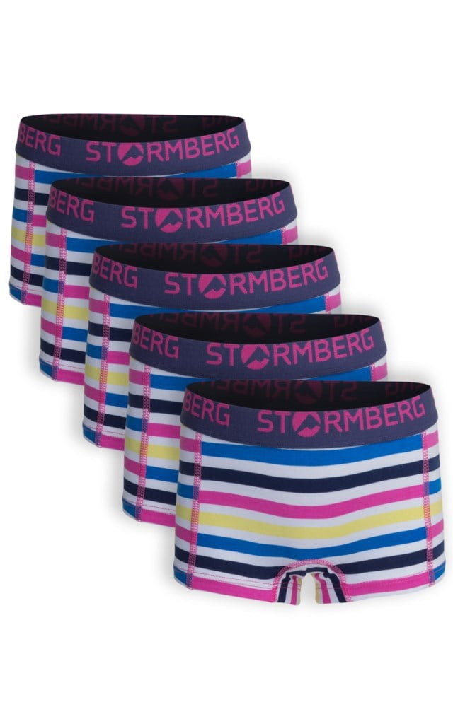 Bakkasund boxer 5-pack jente 1-7 Multicolor Barn - 1