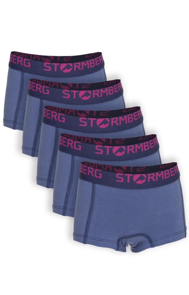 Egersund boxer 5-pack jente 1-7 Purple Barn - 1