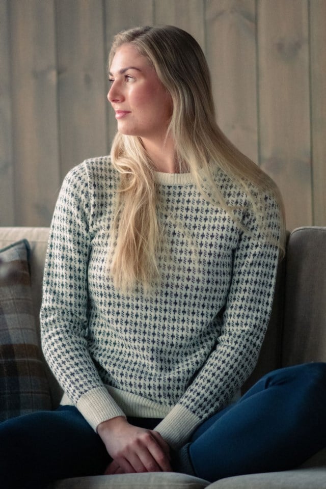 Nordishavet Islender ullgenser White|Black Dame - 1