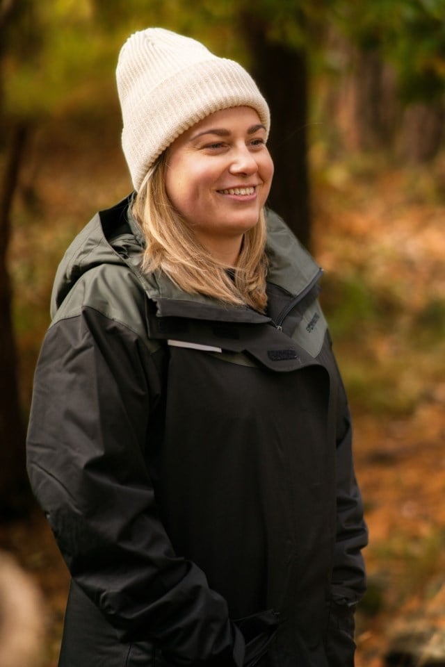 Trolltind vattert parkas Black|Green Dame - 1