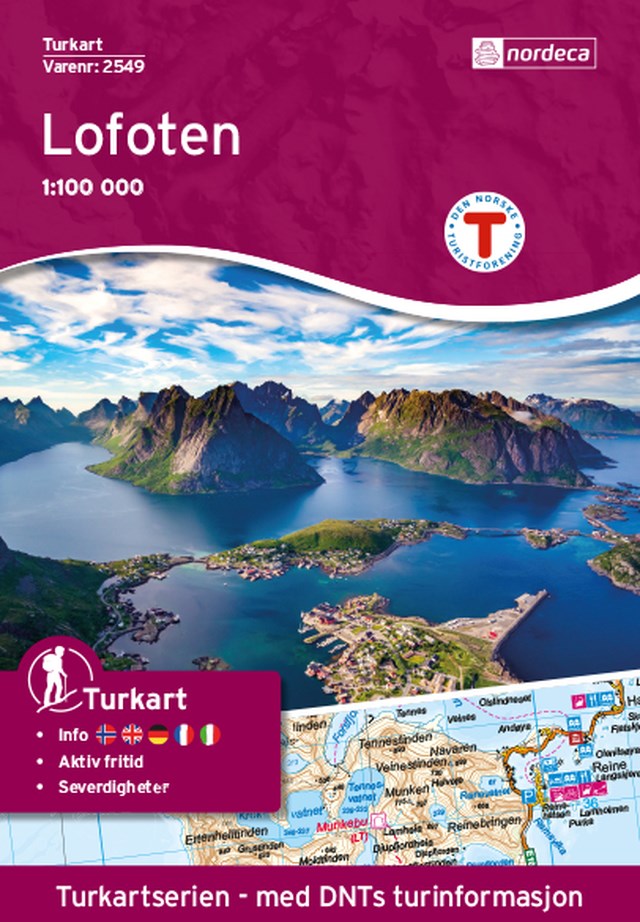 Turkart Lofoten 1:100 000 Variant 1 - 1