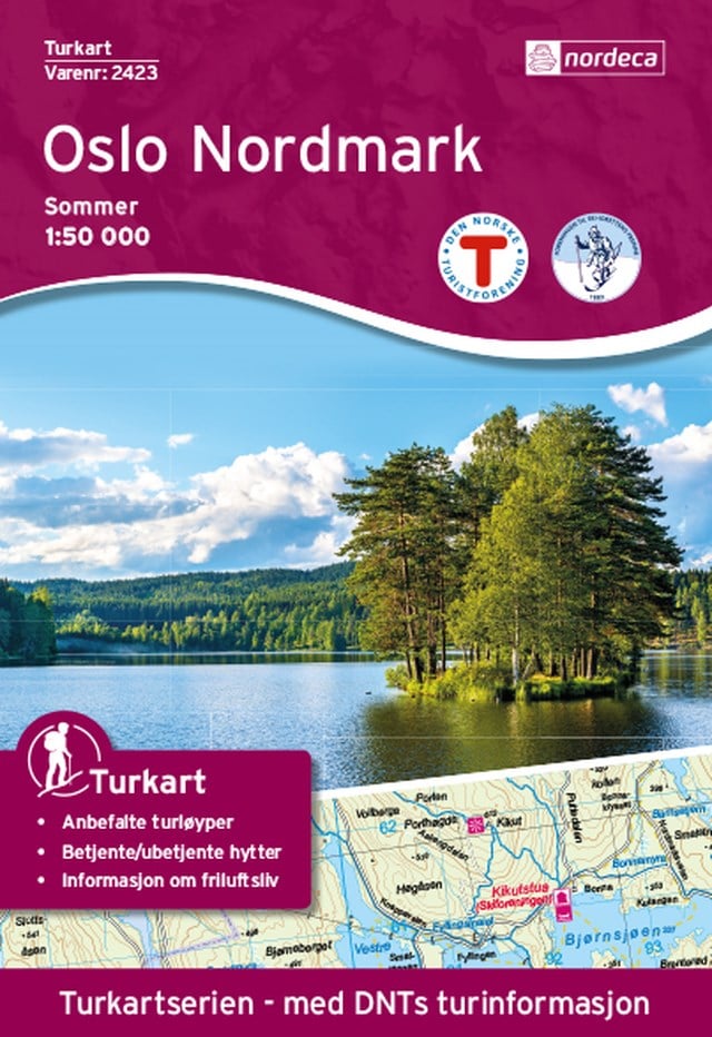 Turkart Oslo nordmark sommer 1:50 000 Variant 6 - 1
