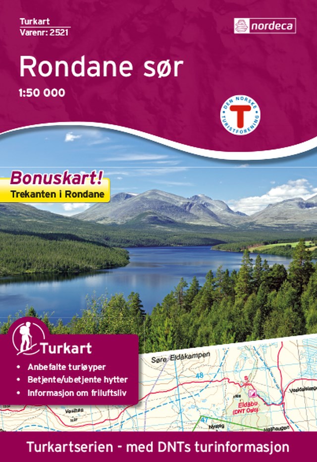 Turkart Rondane sør 1:50 000 Variant 16 - 1