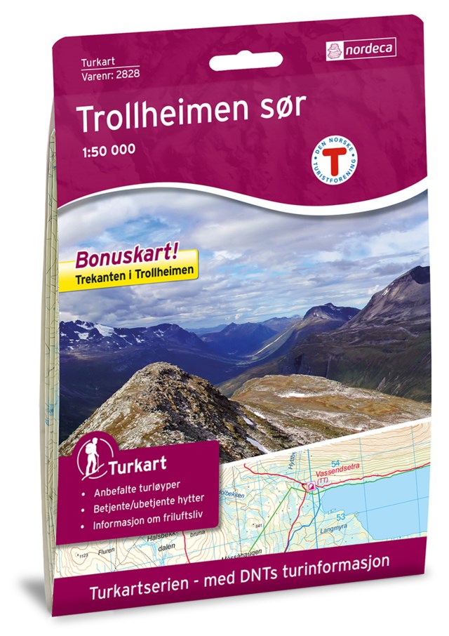 Turkart Trollheimen sør 1:50 000 Variant 17 - 1