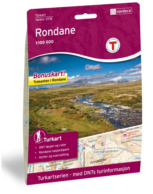 Turkart Rondane 1:100 000 Variant 22 - 1