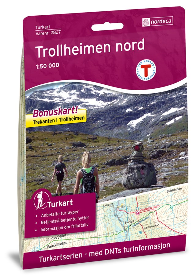 Turkart Trollheimen nord 1:50 000 Variant 23 - 1