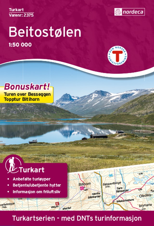 Turkart Beitostølen 1:50 000 Variant 26 - 1