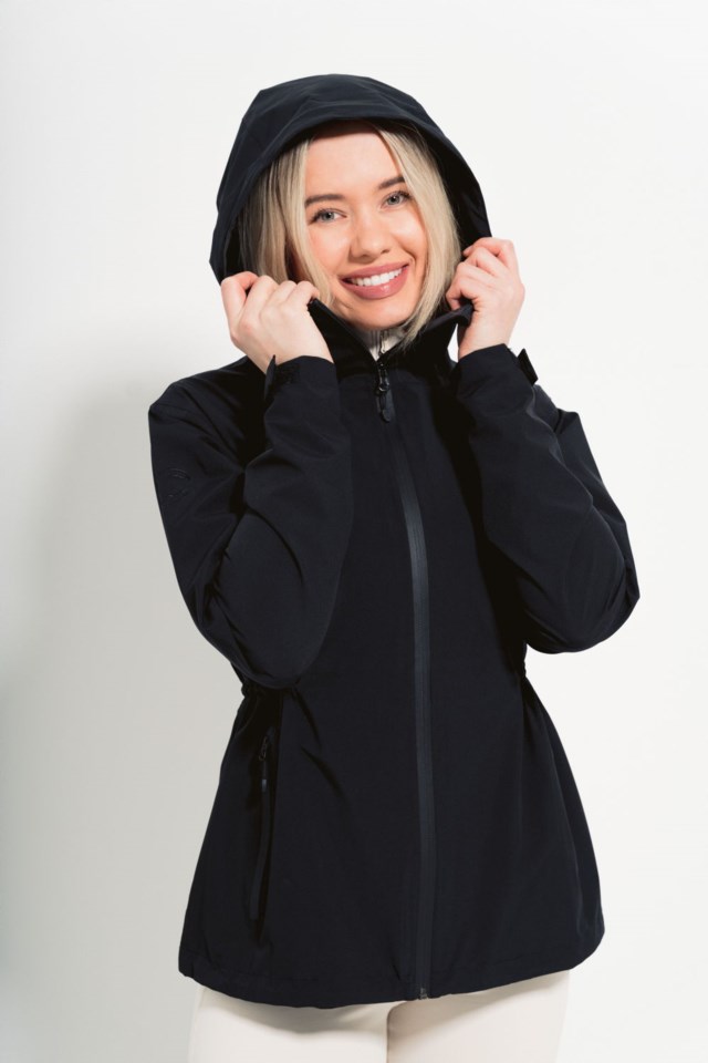 Larvik skalljakke Black Dame - 1