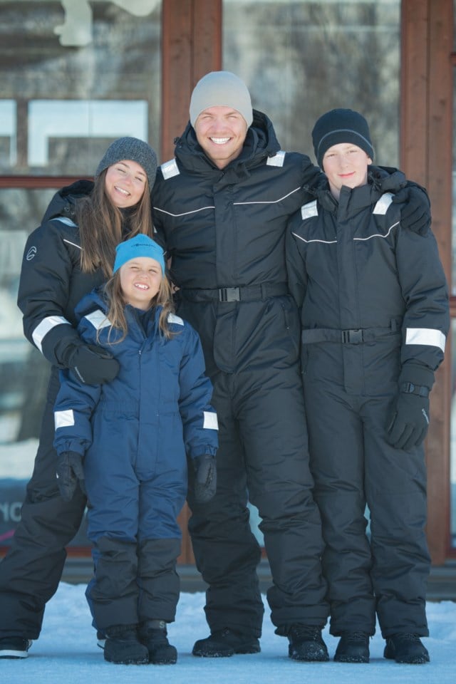 Nordlys resirkulert termodress barn 8-14 Black Barn - 1