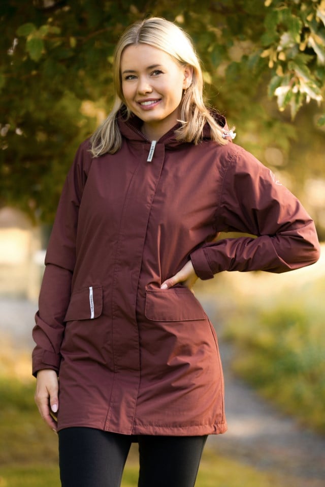 Bjorfjord resirkulert parkas Red Dame - 1