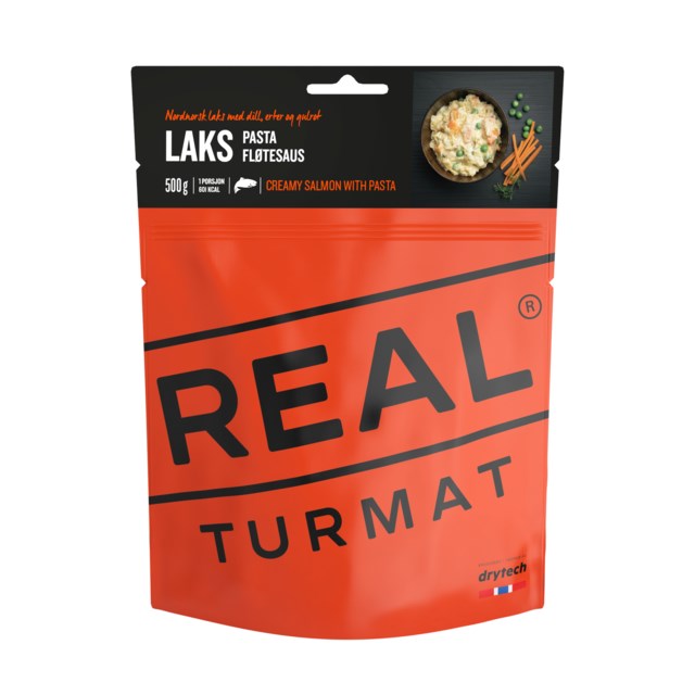 Real Turmat Kremet laks med pasta Grillpinne - 1