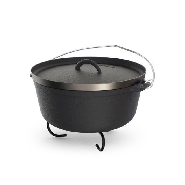 Guidecast støpejernsgryte 6,6 l Black - 1