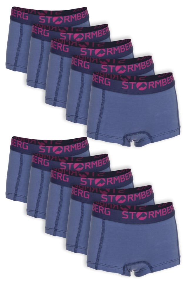 Egersund boxer 10-pack jente 1-7 Purple Barn - 1