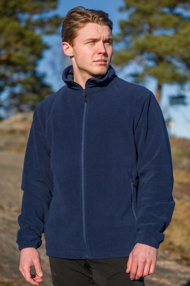 Kildenes vindstopp fleecejakke Dress Blues - 1