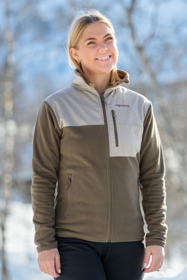 Visbretinden fleecejakke Canteen / Pure Cashmere - 1