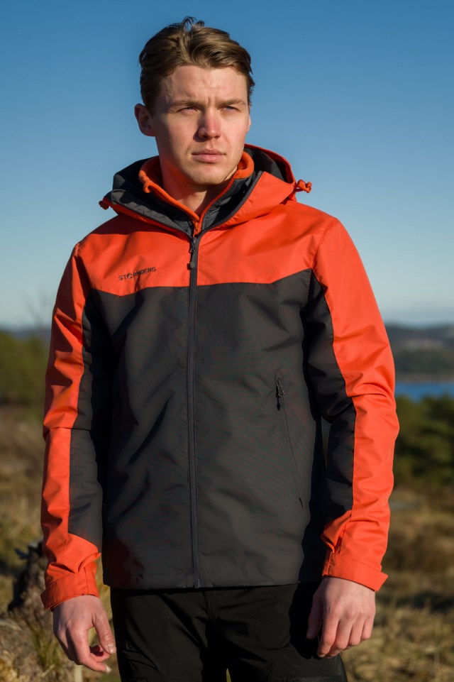 Frofjell skalljakke Orange Rust / Ebony - 1