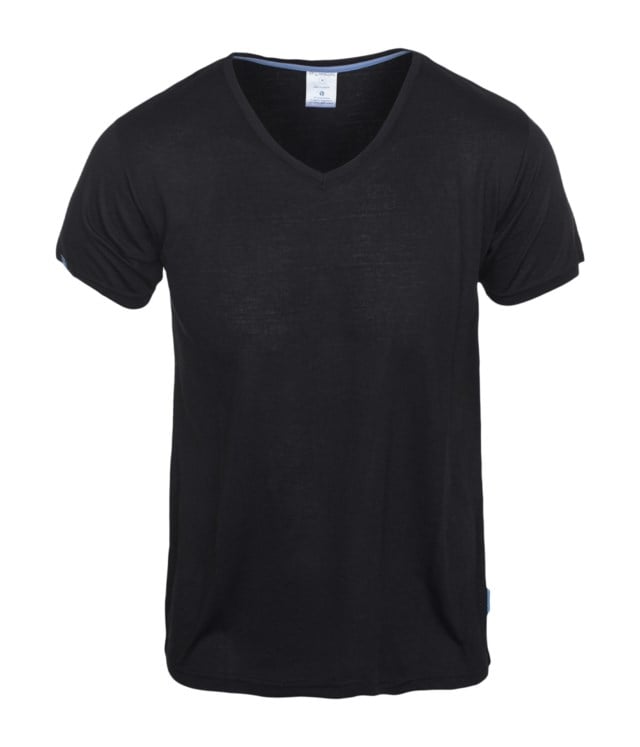 Sokna v-hals t-skjorte Black Herre - 1