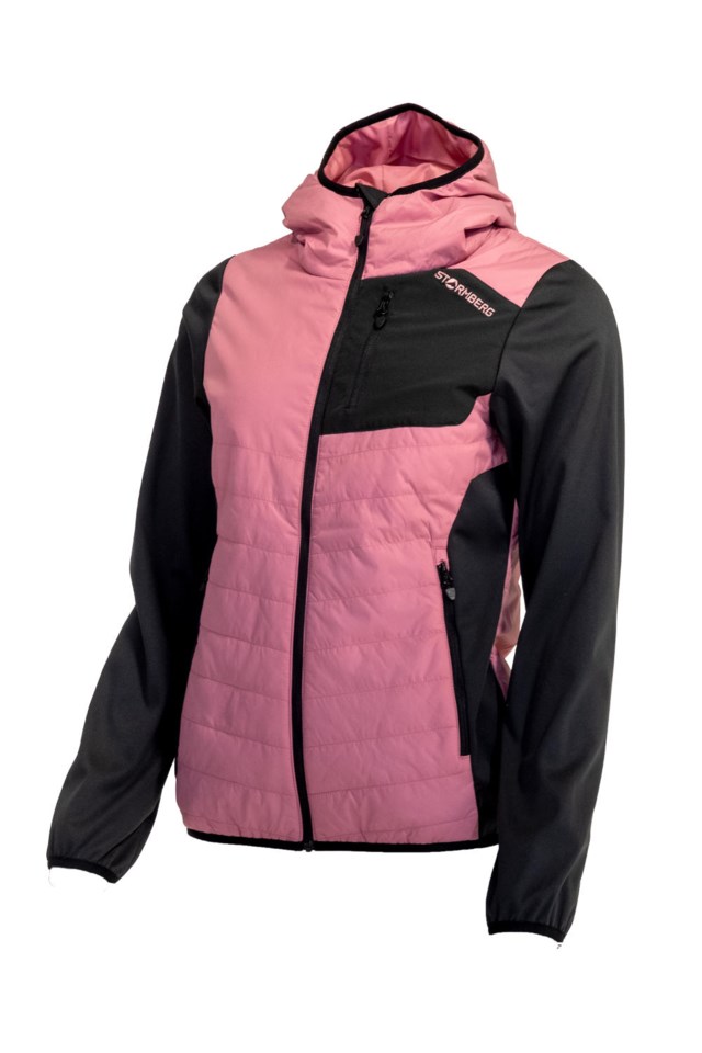 Brenibba hybrid softshelljakke Black|Pink Dame - 1