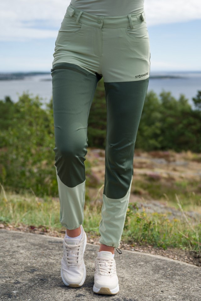Brenibba softshell turbukse m/ korte ben Green Dame - 1