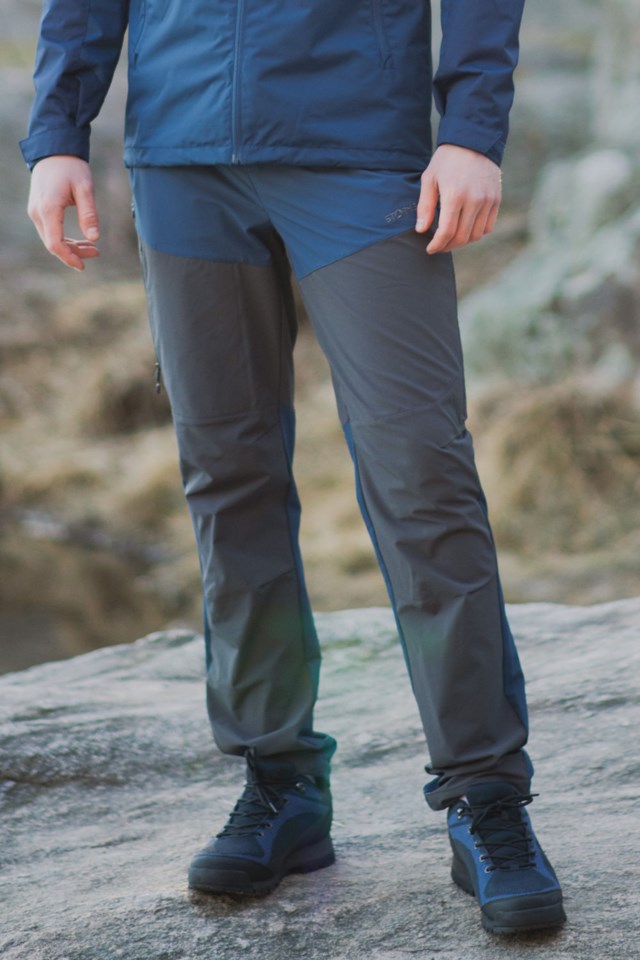 Gautestad resirkulert turbukse Dark Denim / Ebony - 1