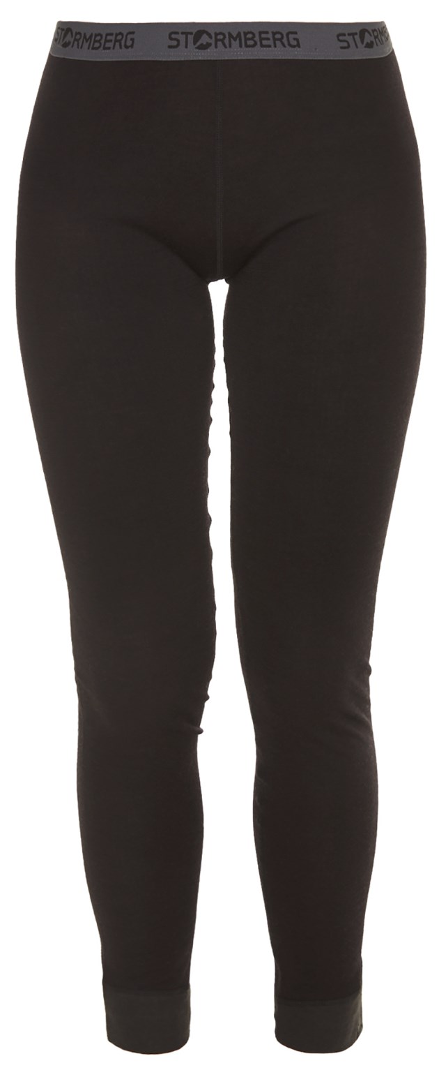 Rauland 2-lags ullongs - sort Black Dame - 1