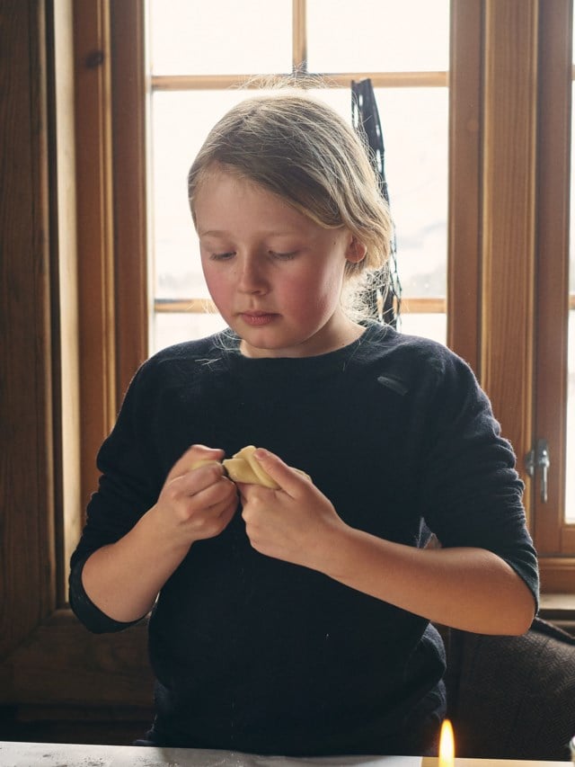 Rauland 2-lags ulltrøye - sort Black Barn - 1