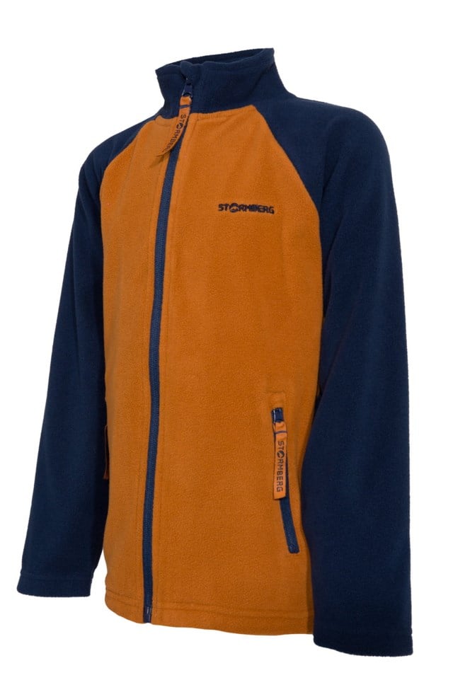Sollia fleecejakke barn 1-7 Blue|Orange Barn - 1