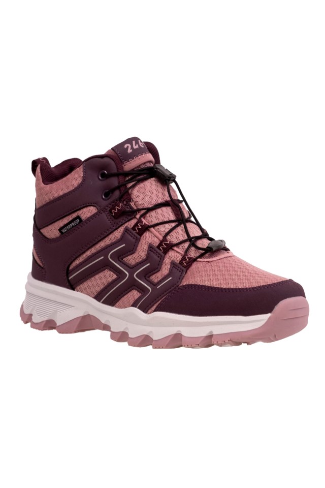Krossdal vanntett turstøvel Burgundy/ Pink - 1