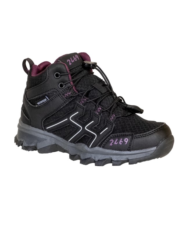 Krossdal vanntett turstøvel Black|Purple Barn - 1