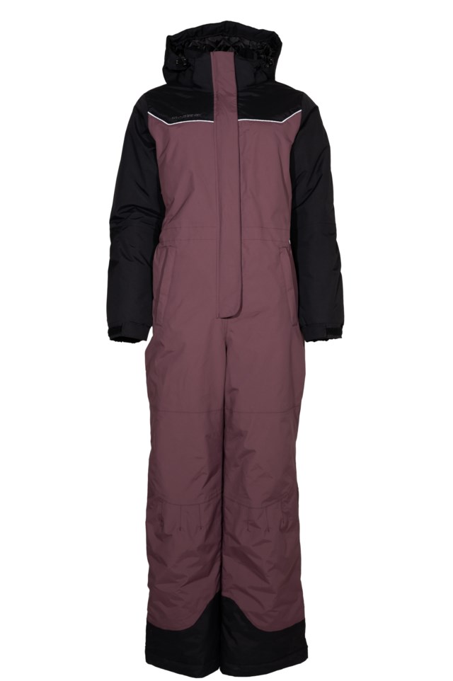 Ute resirkulert vinterdress Huckleberry / Jet Black - 1