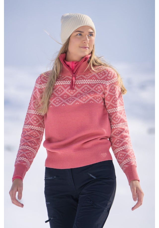 stormberg Norddalen Half Zip ullgenser dame stormberg Norddalen Half Zip ullgenser dame