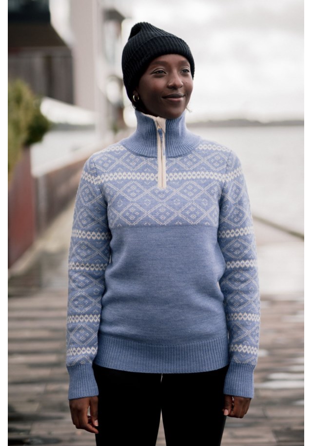 stormberg Norddalen Half Zip ullgenser dame