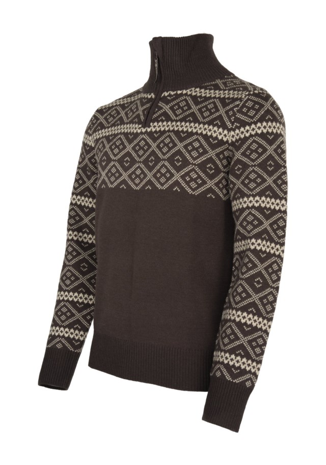 Norddalen Half Zip ullgenser