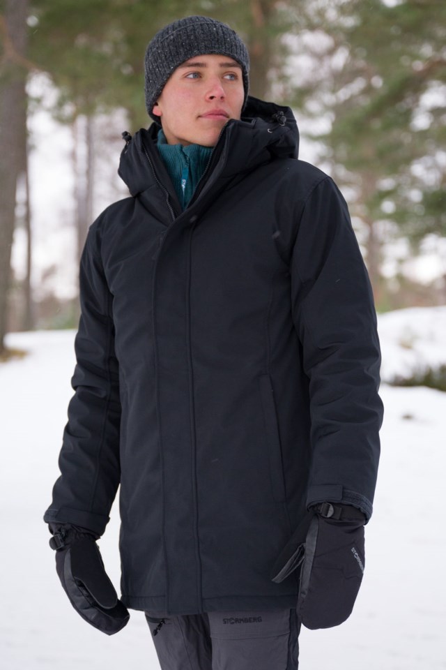 Eidnes vattert softshellparkas Black Herre - 1